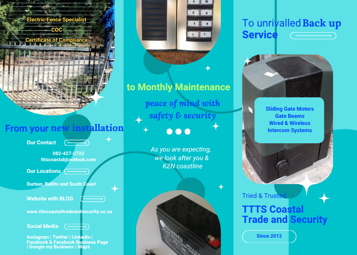 TTTS Coastal Trade and Security From New Installation to Monthly